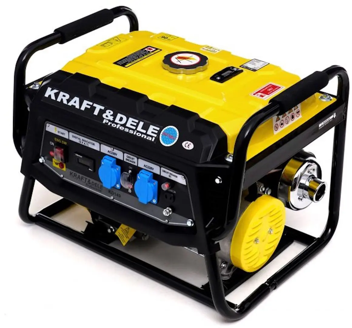 Generator pe benzina Kraft&Dele Professional KD149 (Black/Yellow)