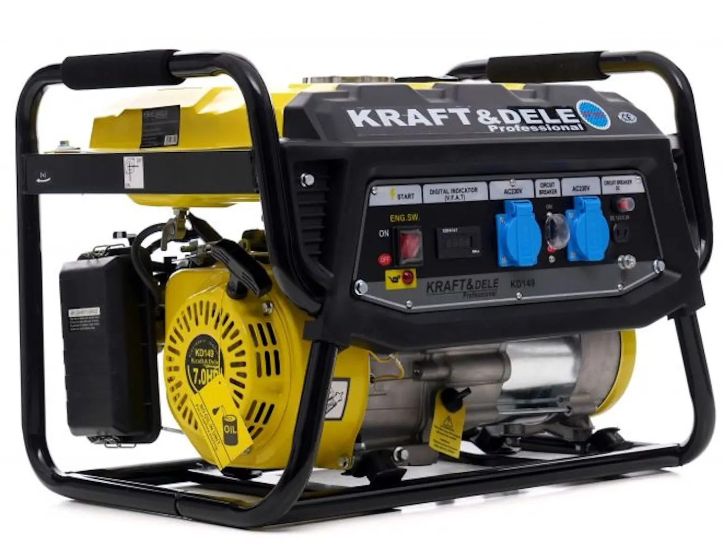 Generator pe benzina Kraft&Dele Professional KD149 (Black/Yellow)
