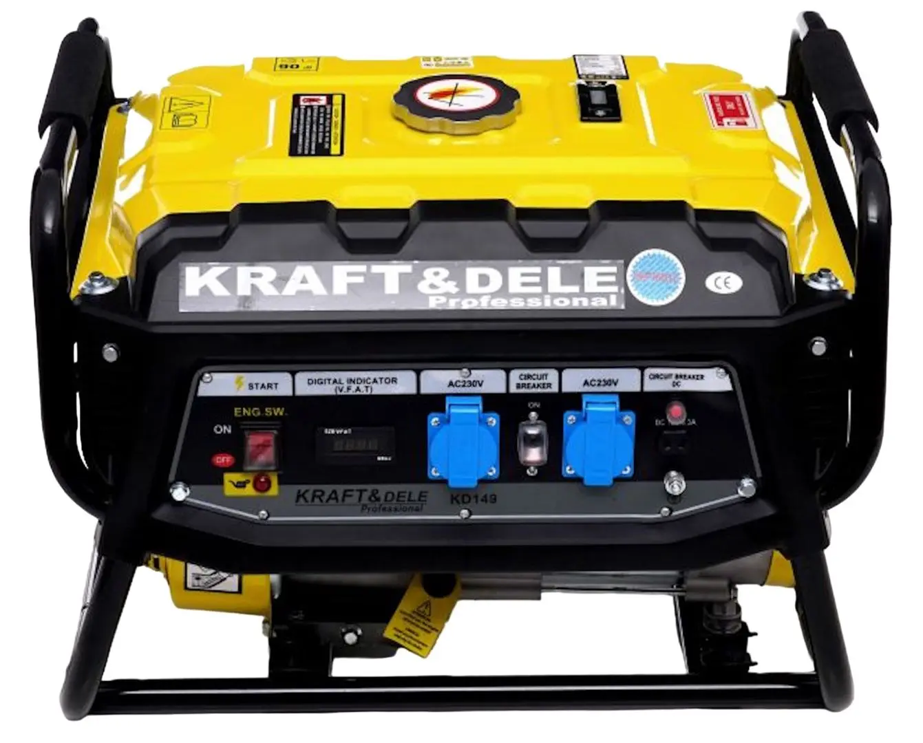 Generator pe benzina Kraft&Dele Professional KD149 (Black/Yellow)