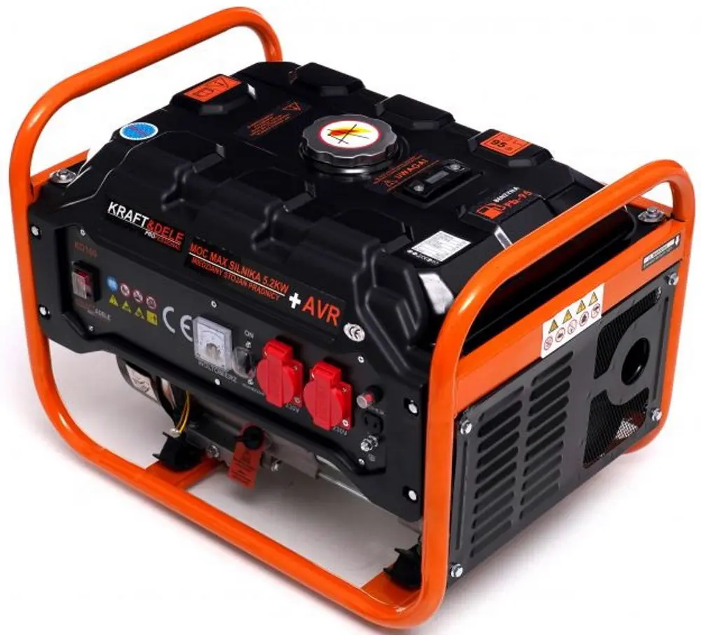 Generator pe benzina cu invertor Kraft&Dele Professional KD160 (Orange/Black)