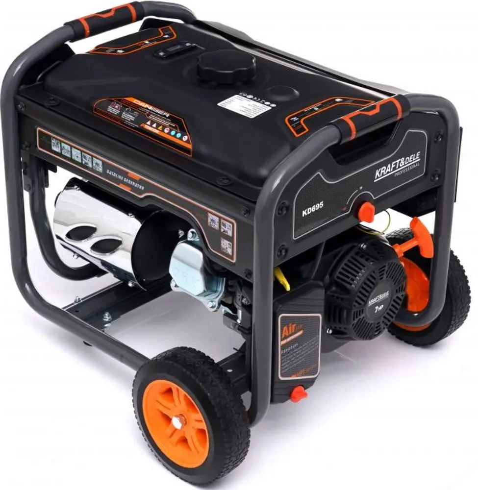 Generator pe benzina Kraft&Dele Professional KD695 (Grey/Black)