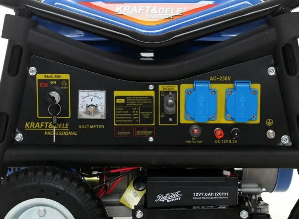Бензогенератор Kraft&Dele Professional KD144 (Black/Blue)