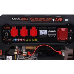 Бензогенератор Kraft&Dele Professional KD165 (Black/Orange) Thumb