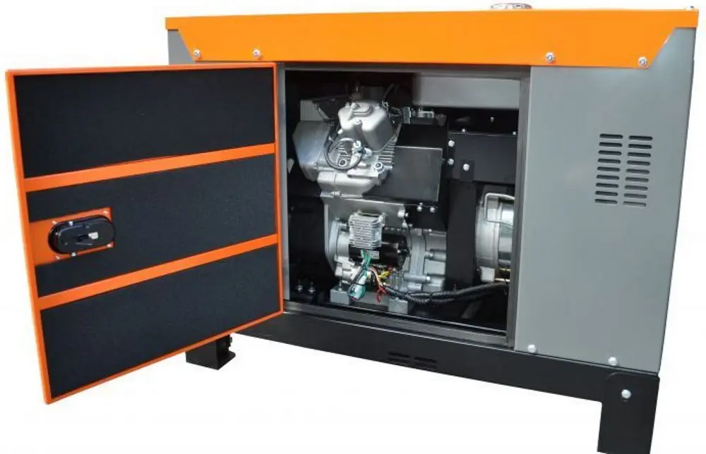 Дизельный генератор Kraft&Dele Professional KD154 (Orange/Grey)