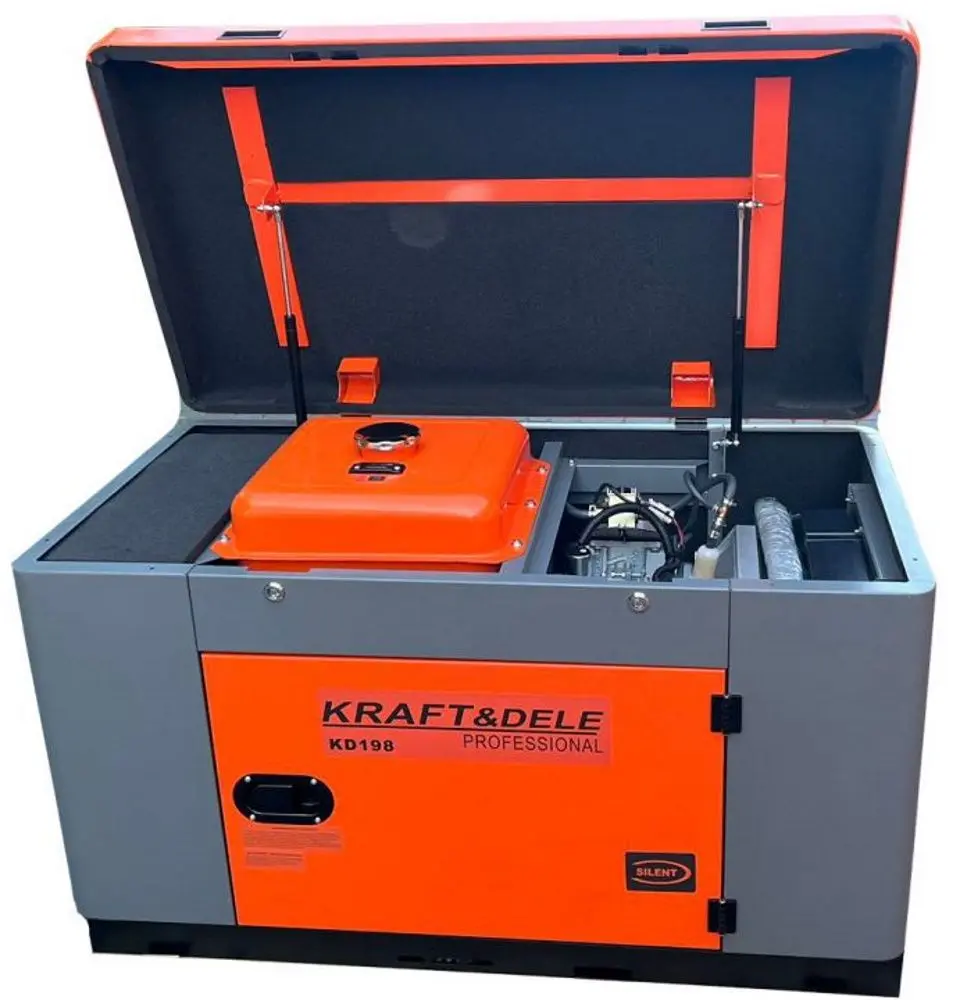Дизельный генератор Kraft&Dele Professional KD198 (Orange/Grey)