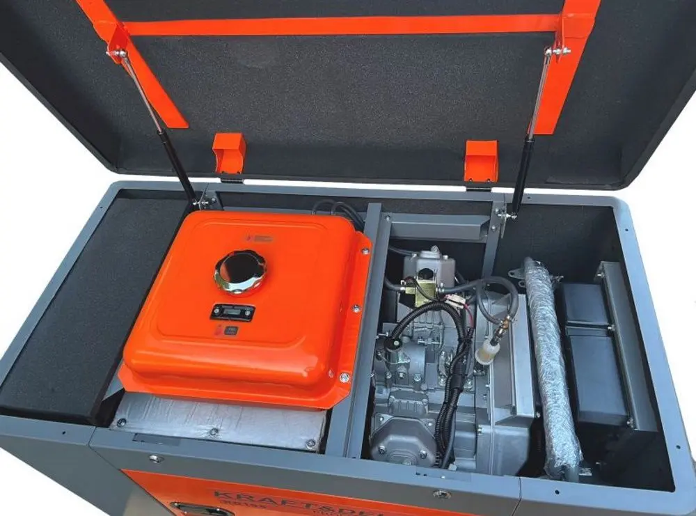 Generator pe diesel Kraft&Dele Professional KD199 (Orange/Grey)