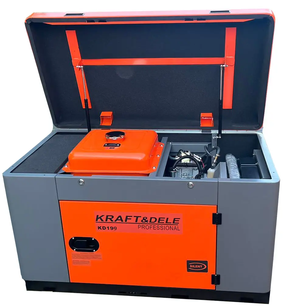 Generator pe diesel Kraft&Dele Professional KD199 (Orange/Grey)