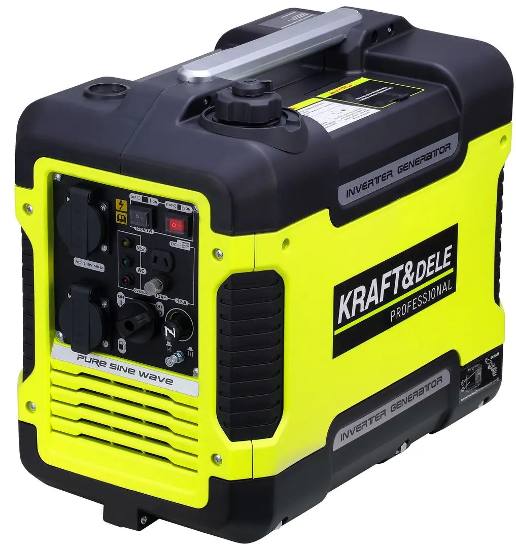 Инверторный бензиновый генератор Kraft&Dele Professional KD133 (Black/Yellow)