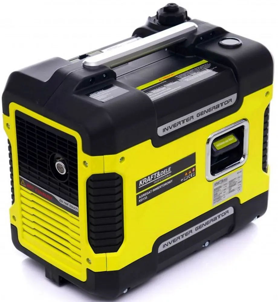 Инверторный бензиновый генератор Kraft&Dele Professional KD133 (Black/Yellow)