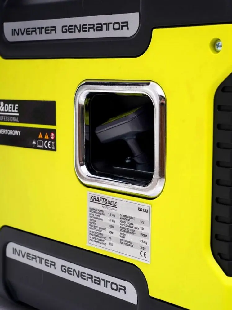 Инверторный бензиновый генератор Kraft&Dele Professional KD133 (Black/Yellow)