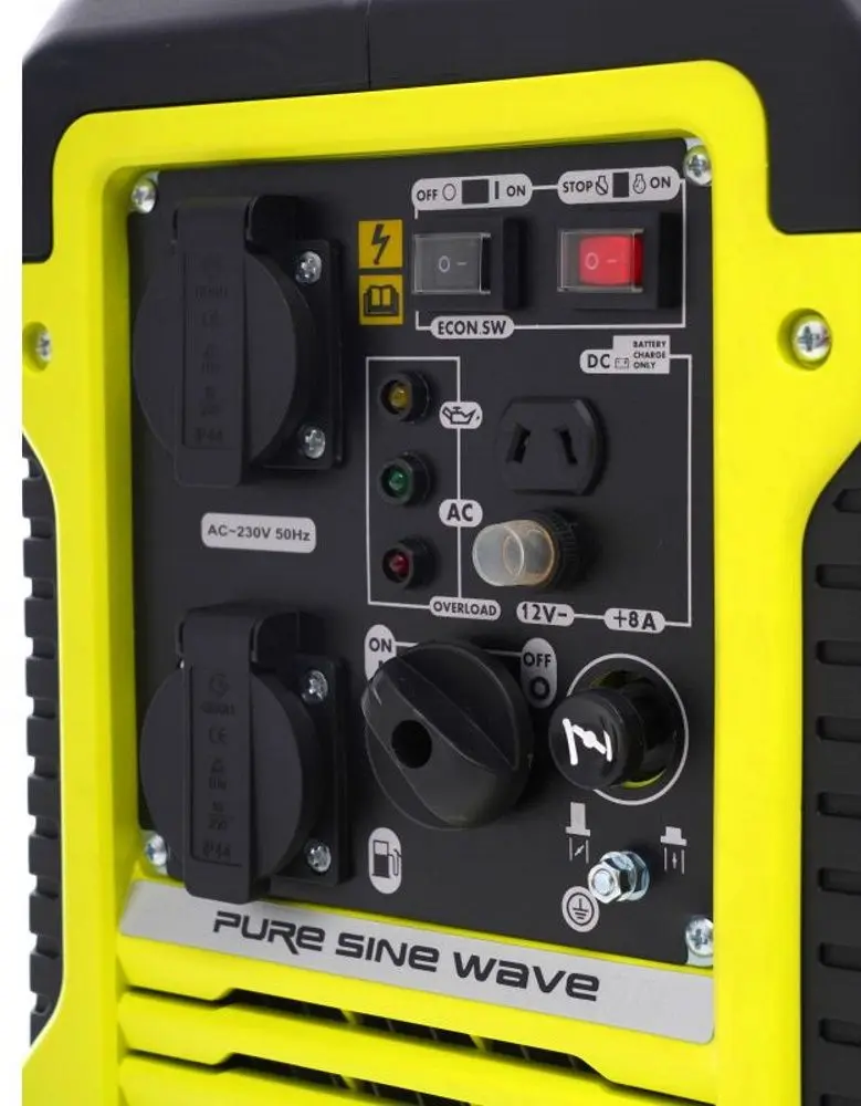 Инверторный бензиновый генератор Kraft&Dele Professional KD133 (Black/Yellow)