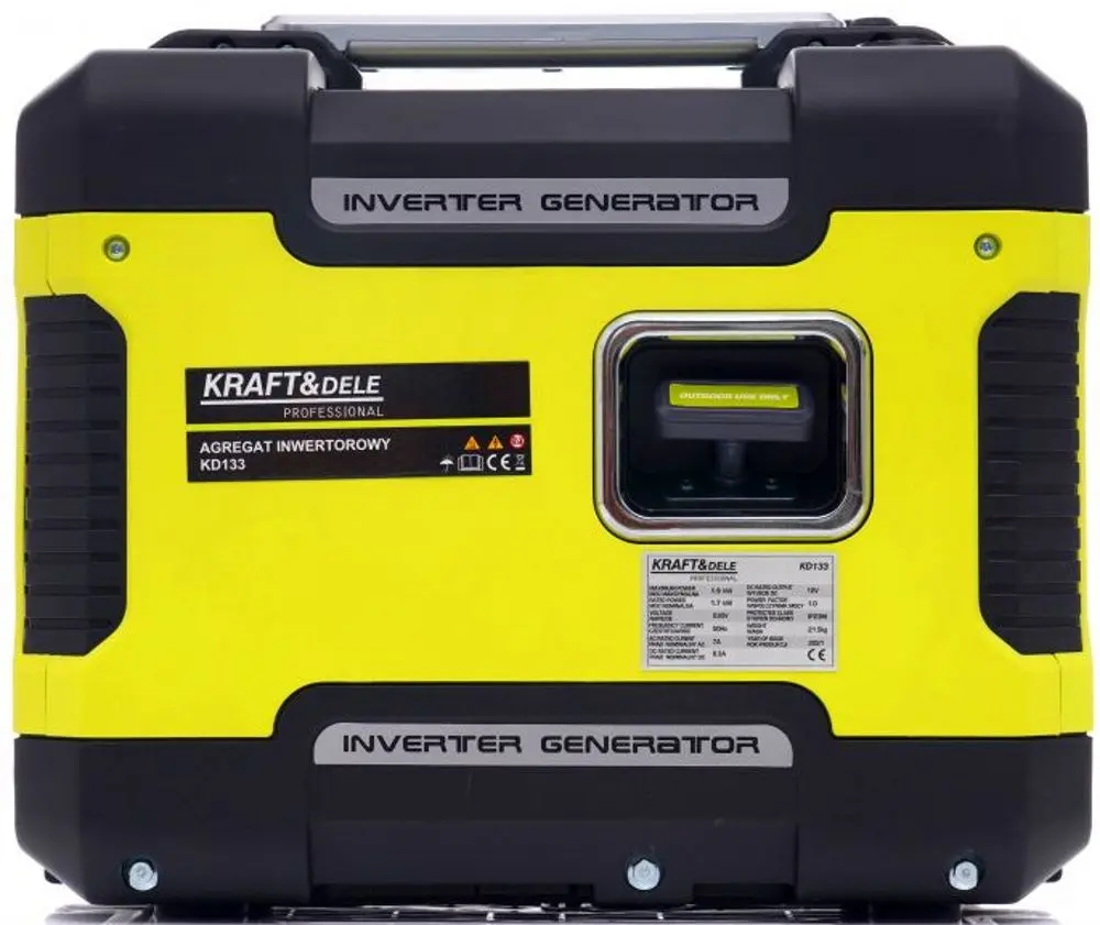 Инверторный бензиновый генератор Kraft&Dele Professional KD133 (Black/Yellow)