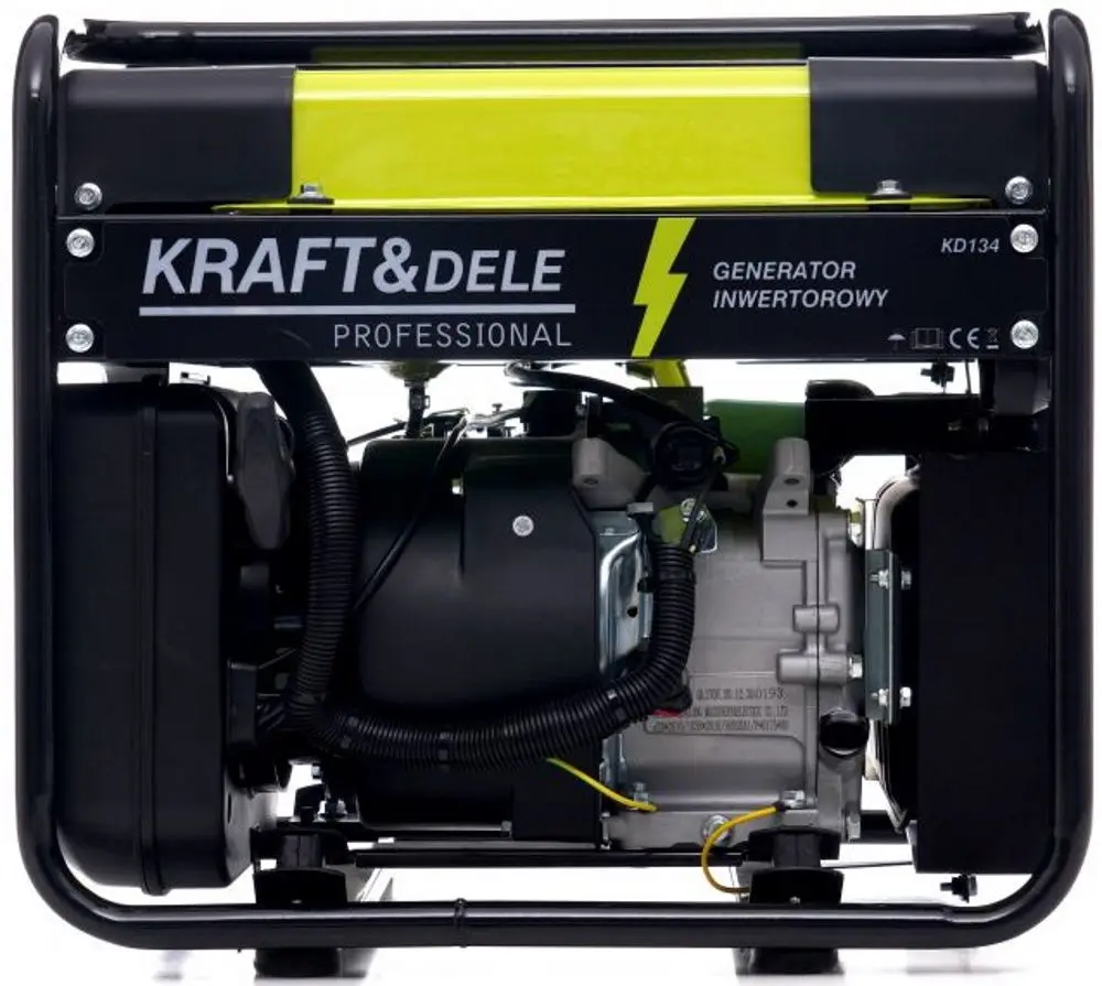 Инверторный бензиновый генератор Kraft&Dele Professional KD134 (Black/Yellow) - 4