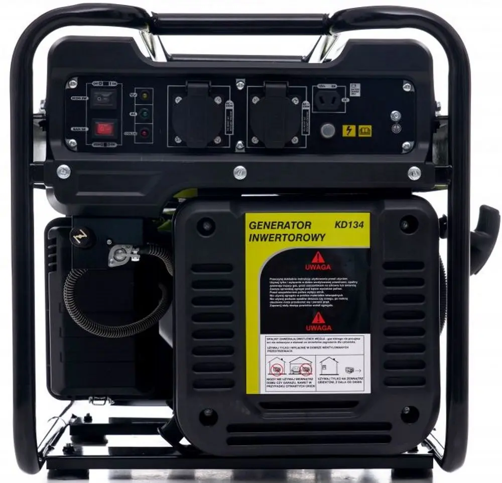 Инверторный бензиновый генератор Kraft&Dele Professional KD134 (Black/Yellow) - 6