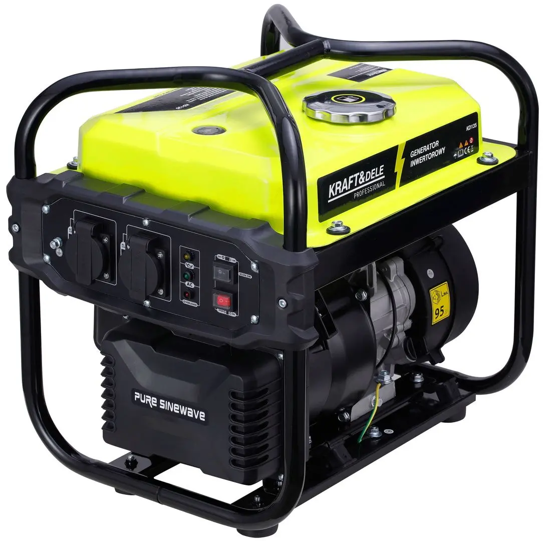 Generator pe benzina cu invertor Kraft&Dele Professional KD135 (Black/Yellow) - 8