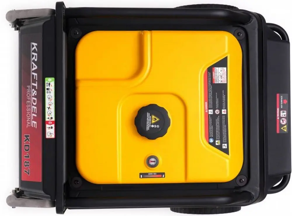 Инверторный бензиновый генератор Kraft&Dele Professional KD187 (Black/Yellow)