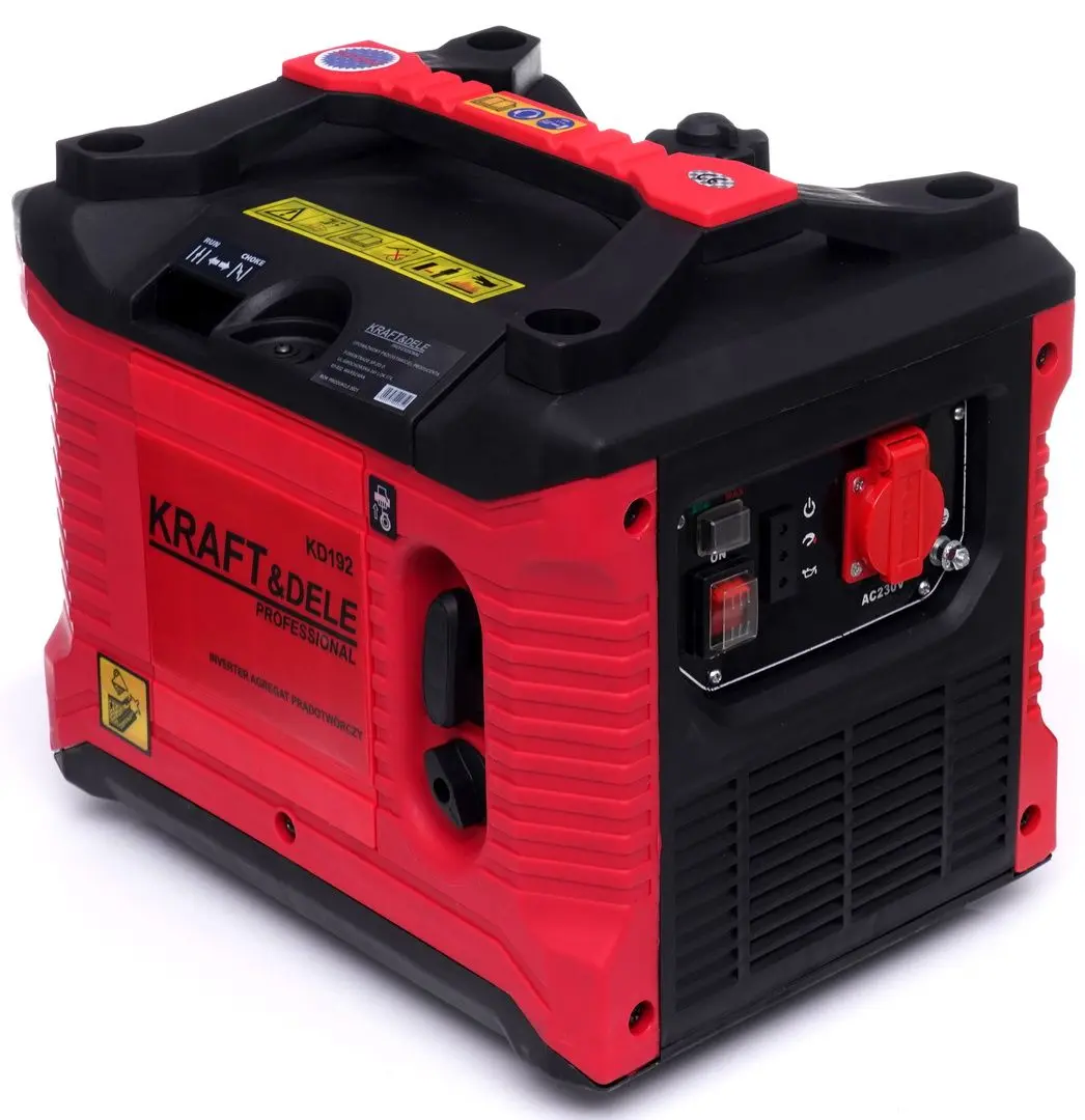 Generator pe benzina cu invertor Kraft&Dele Professional KD192 (Black/Red)