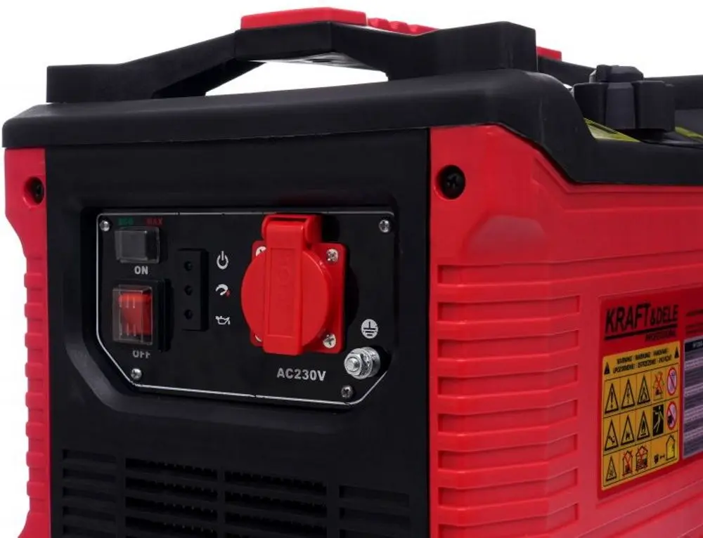 Generator pe benzina cu invertor Kraft&Dele Professional KD192 (Black/Red)
