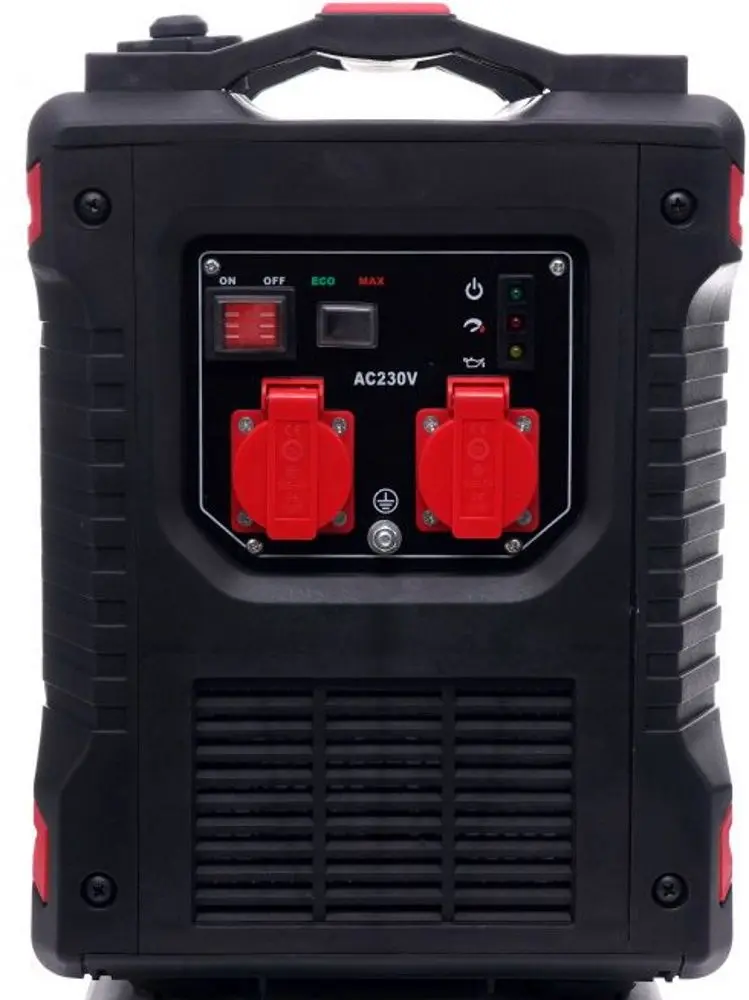 Инверторный бензиновый генератор Kraft&Dele Professional KD193 (Red/Black) - 7