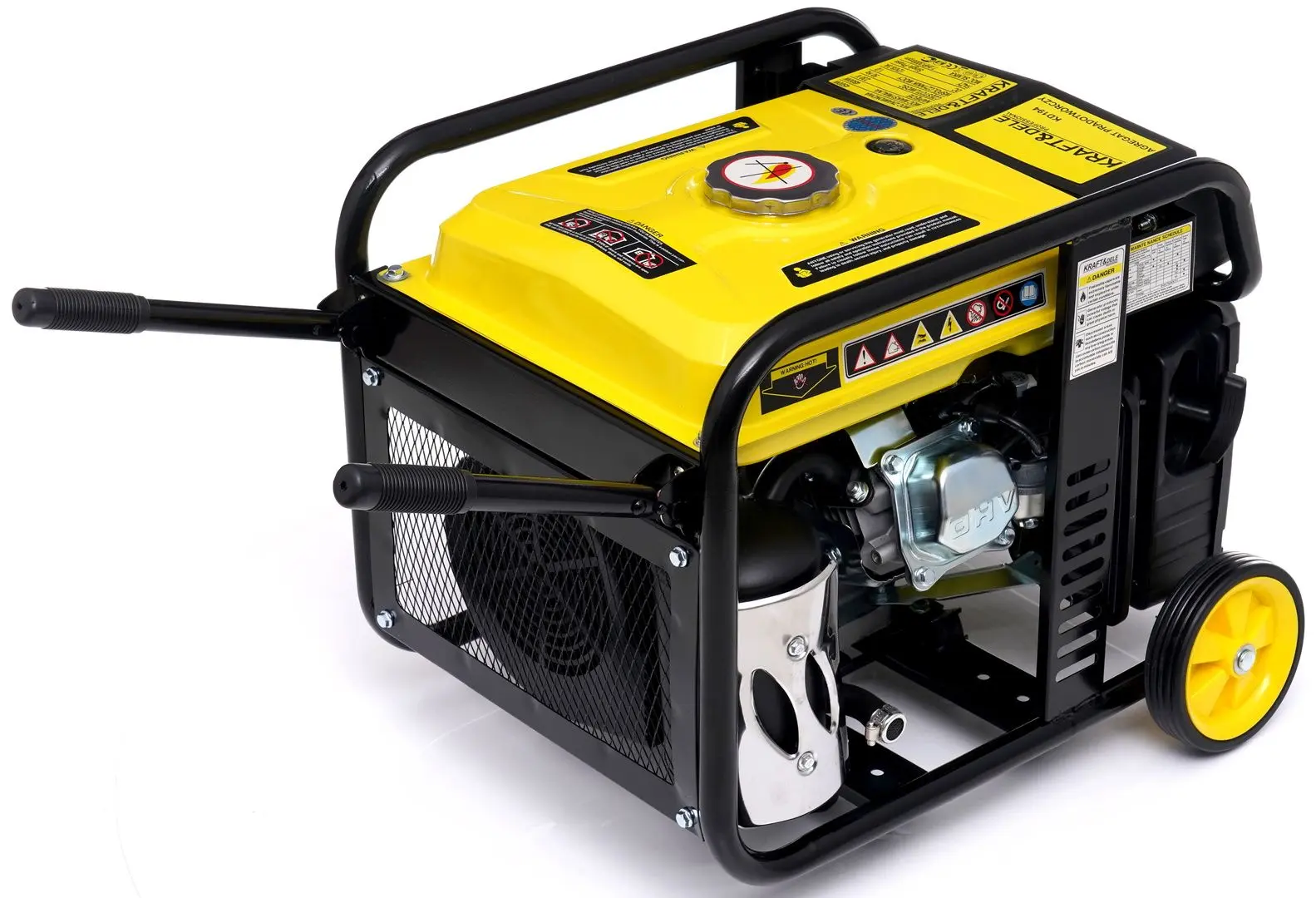 Инверторный бензиновый генератор Kraft&Dele Professional KD194 (Black/Yellow) - 2