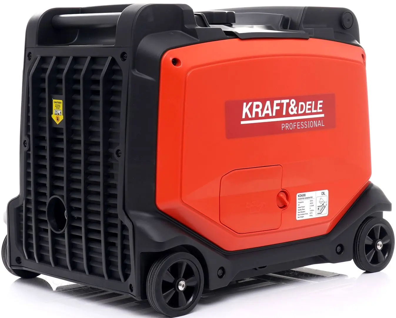Generator pe benzina cu invertor Kraft&Dele Professional KD698 (Black/Orange)