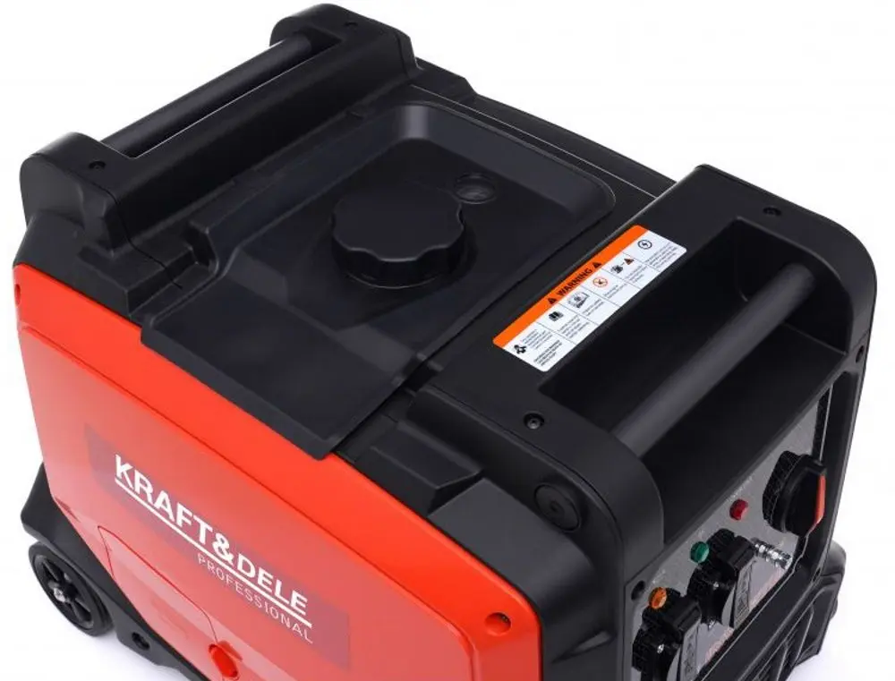 Generator pe benzina cu invertor Kraft&Dele Professional KD698 (Black/Orange)