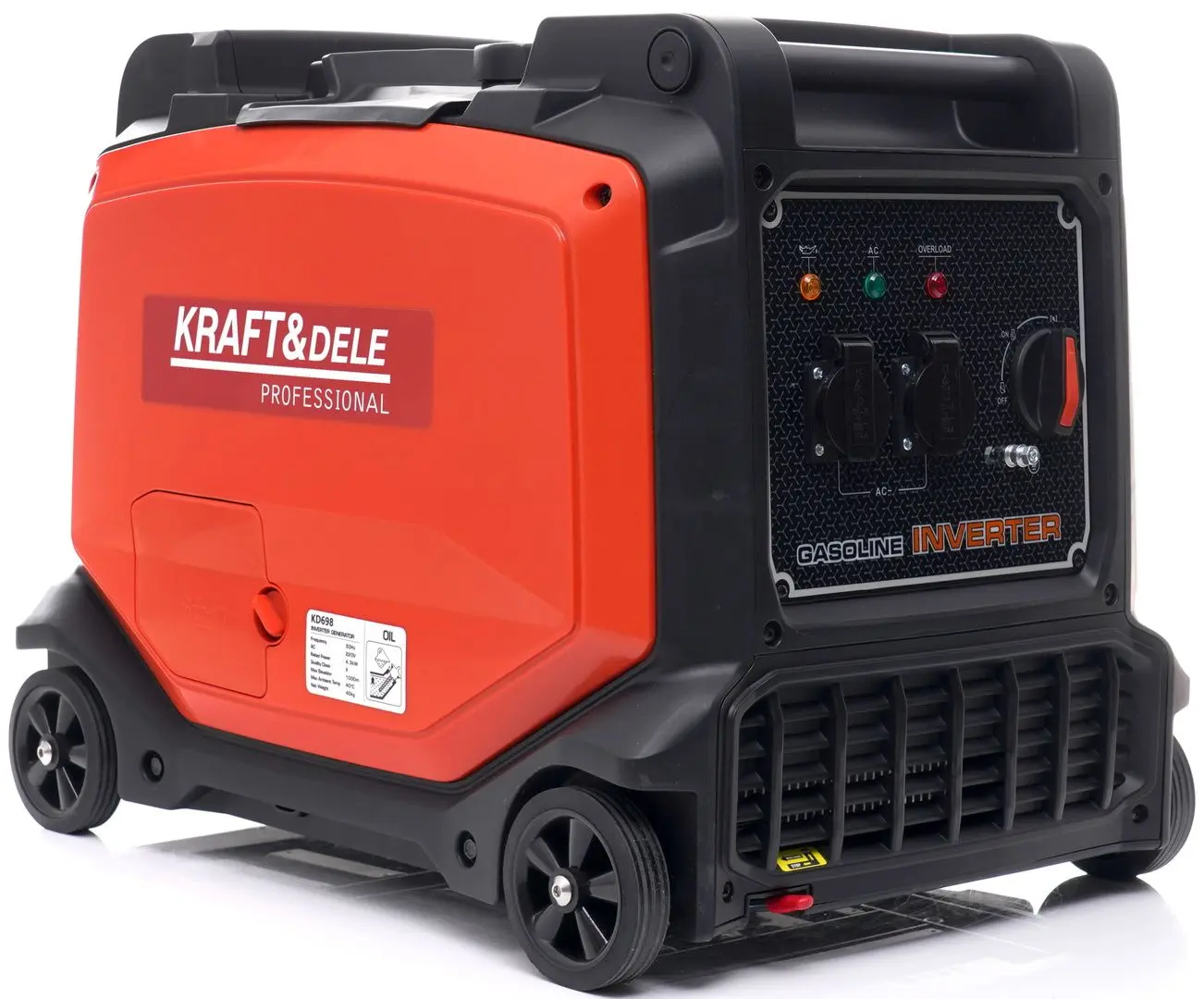 Generator pe benzina cu invertor Kraft&Dele Professional KD698 (Black/Orange)