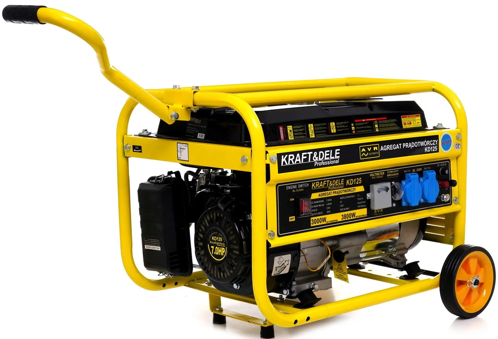Бензиновый генератор Kraft&Dele KD125