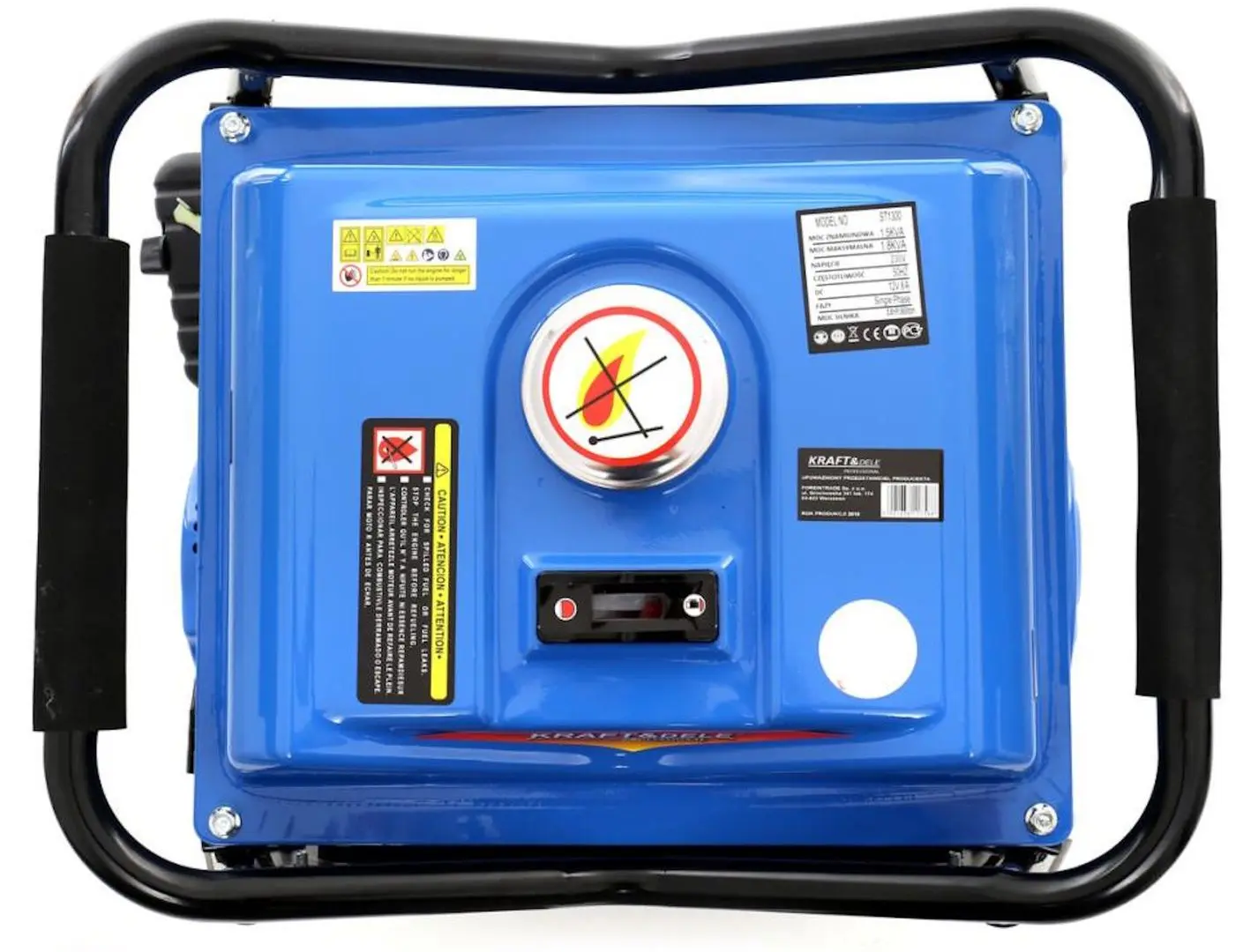 Бензиновый генератор Kraft&Dele Professional KD140 (Blue/Black) - 5
