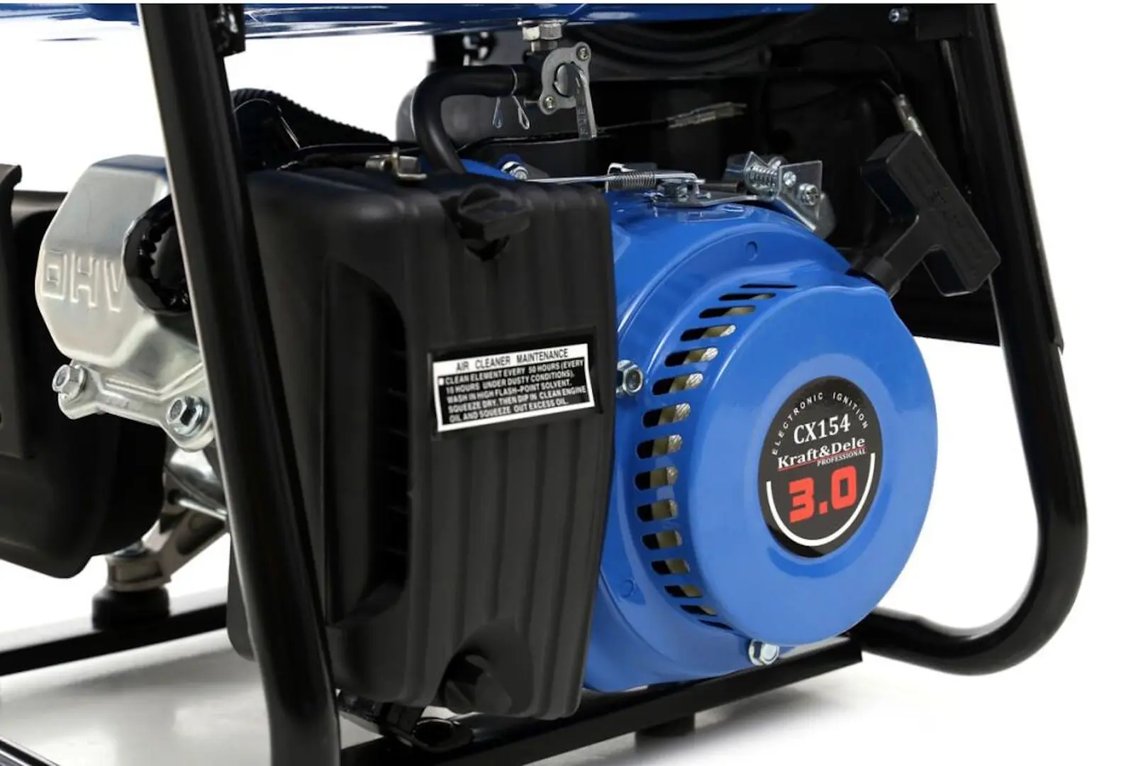 Бензиновый генератор Kraft&Dele Professional KD140 (Blue/Black) - 8