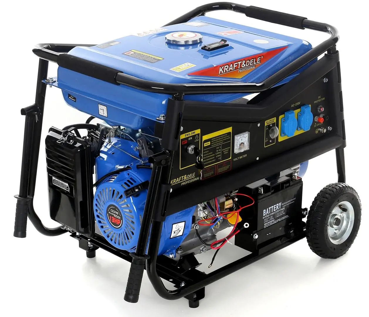 Generator pe benzina Kraft&Dele Professional KD145 (Blue/Black)