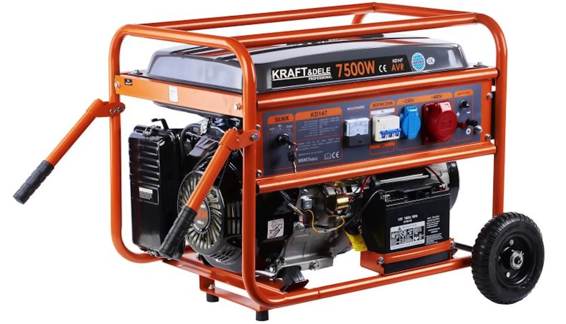 Generator pe benzina Kraft&Dele Professional KD147 (Orange)