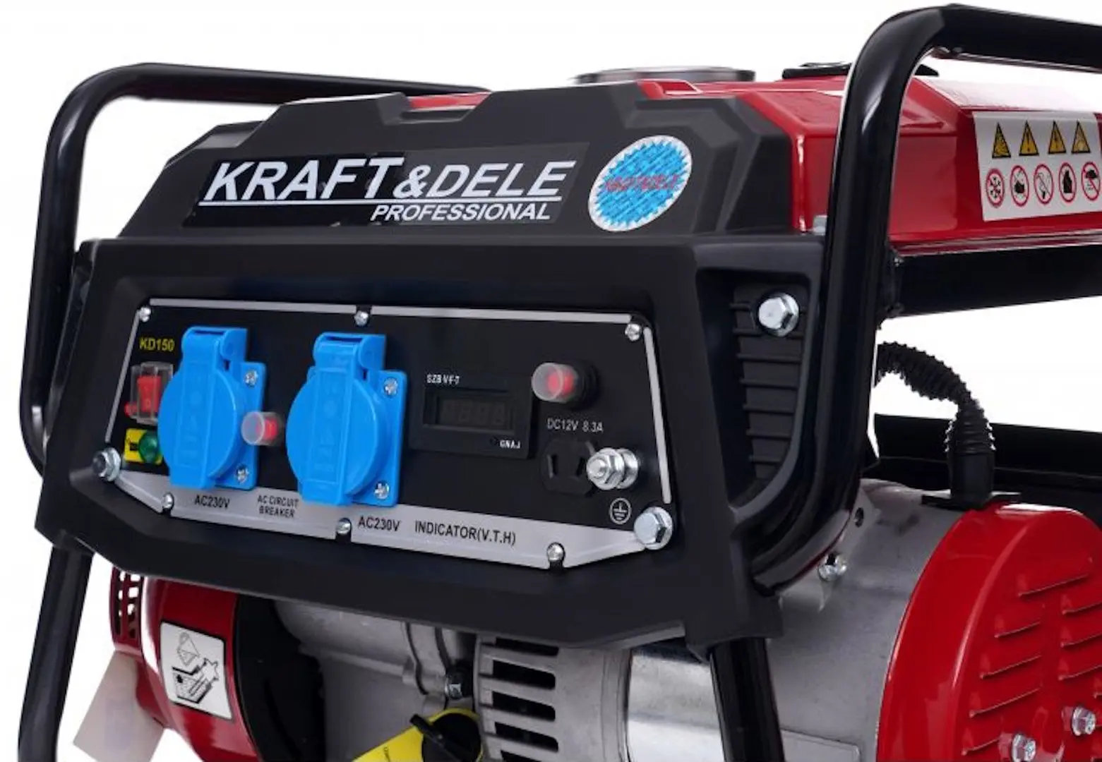 Generator pe benzina Kraft&Dele Professional KD150 (Black/Red)