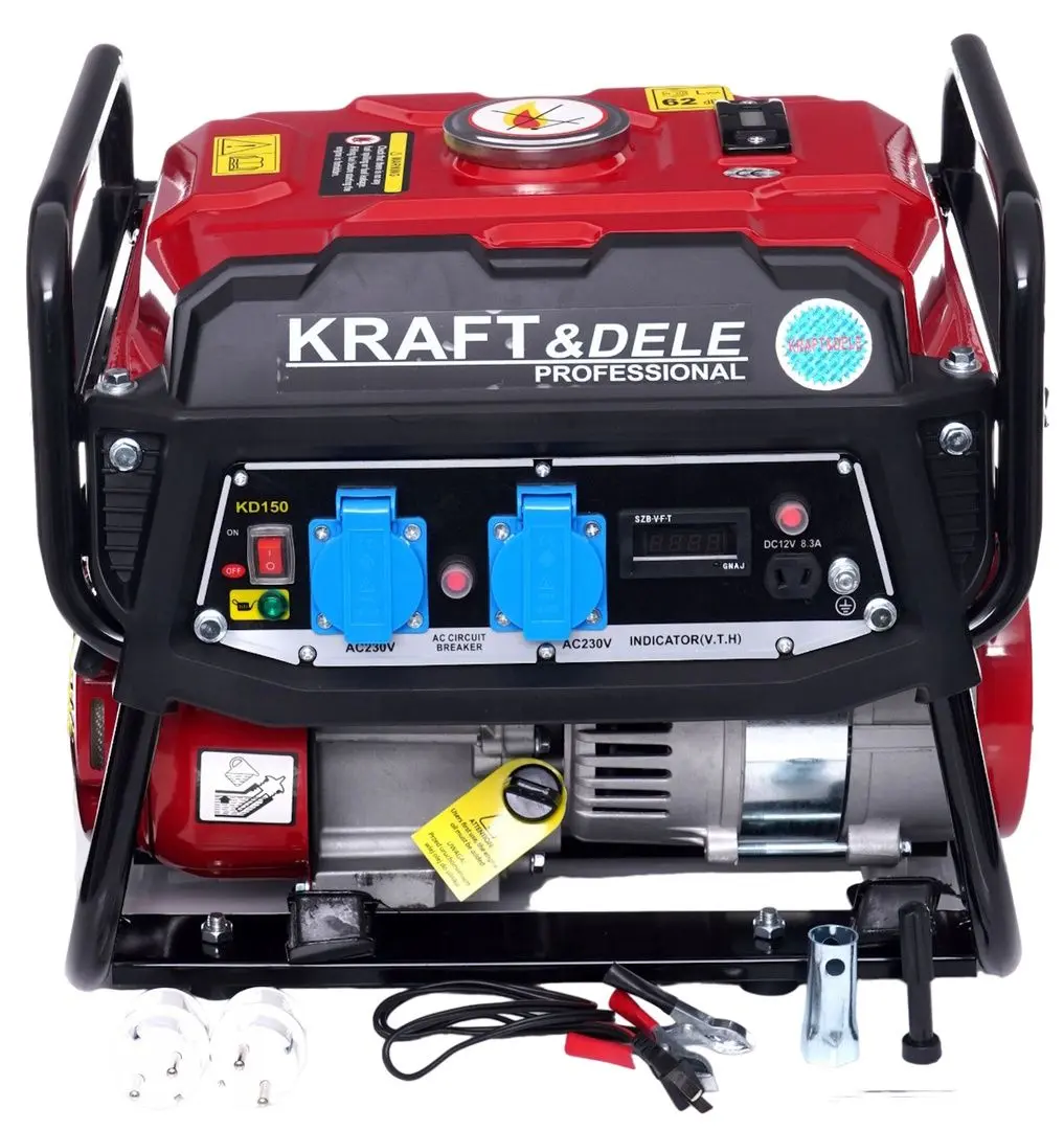 Generator pe benzina Kraft&Dele Professional KD150 (Black/Red)
