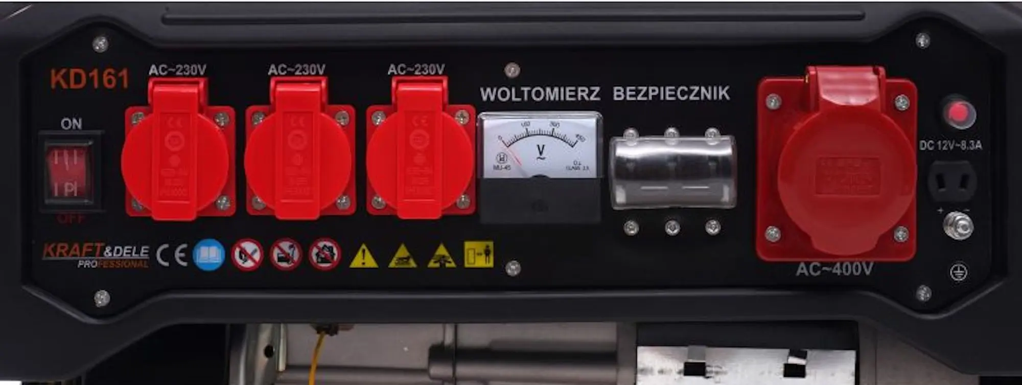 Generator pe benzina Kraft&Dele Professional KD161 (Black/Orange)