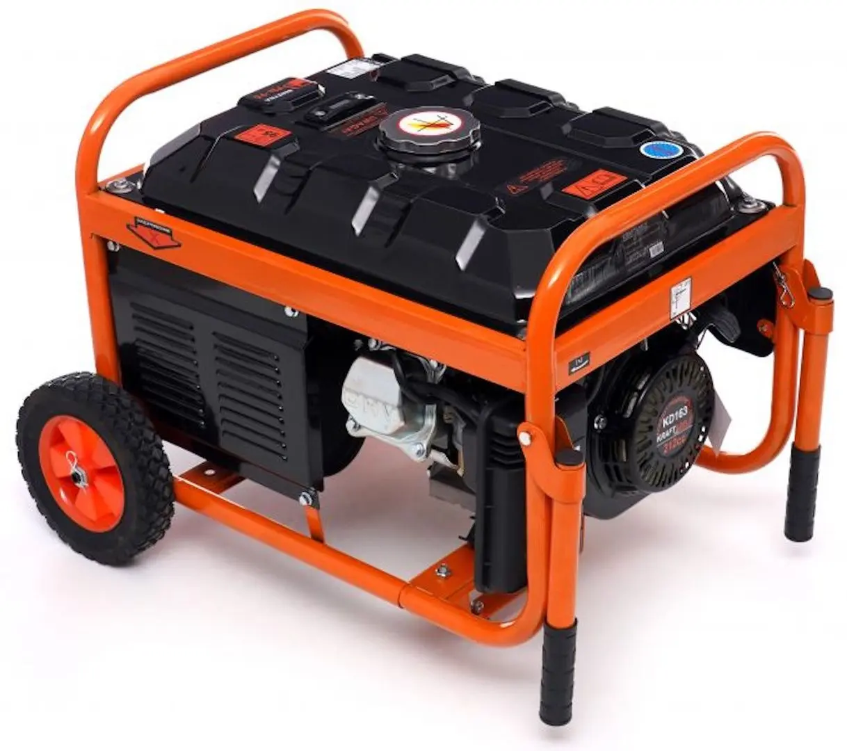 Бензиновый генератор Kraft&Dele Professional KD163 (Black/Orange)