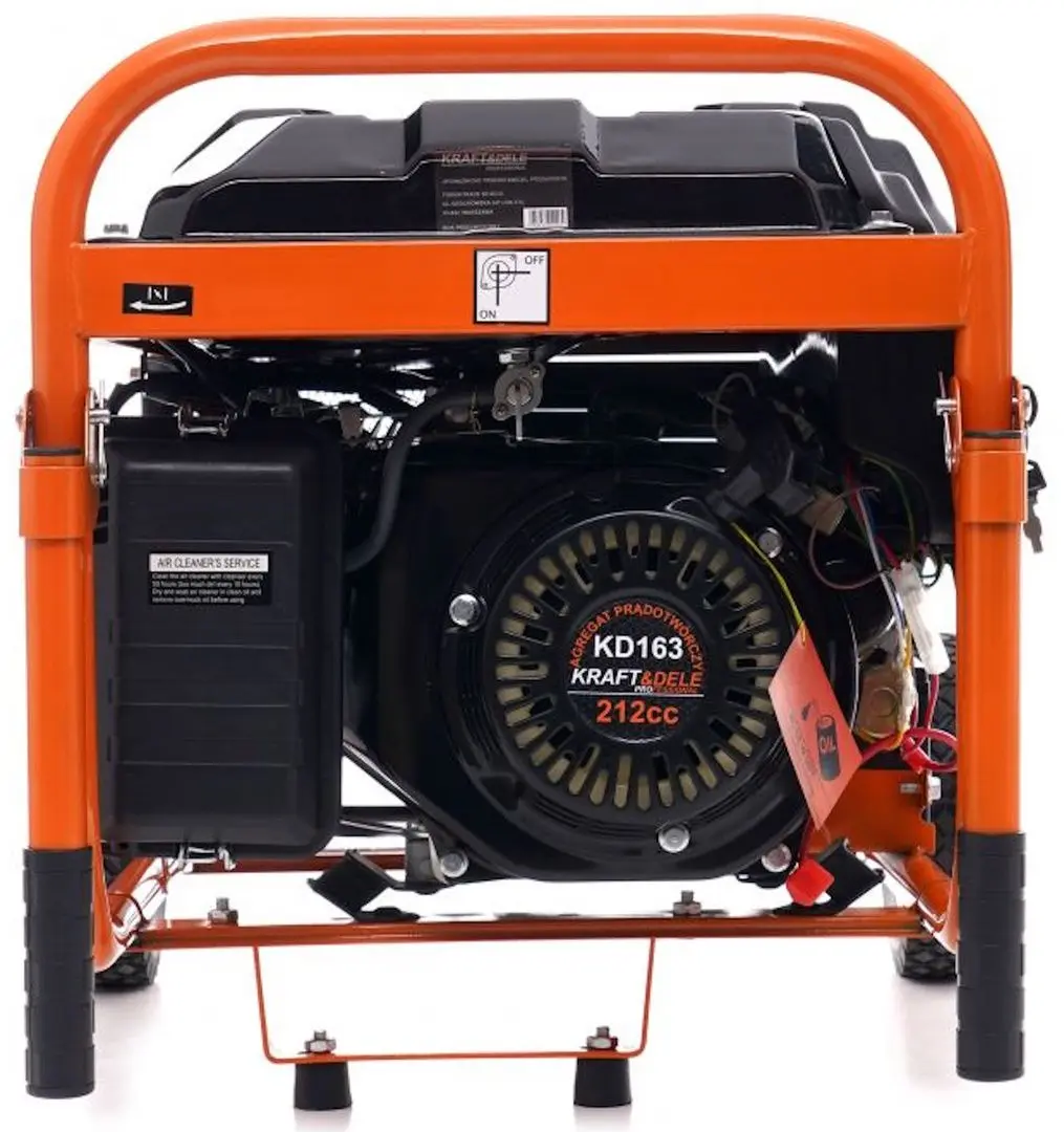 Бензиновый генератор Kraft&Dele Professional KD163 (Black/Orange)