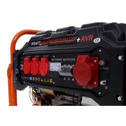 Бензиновый генератор Kraft&Dele Professional KD163 (Black/Orange) Thumb