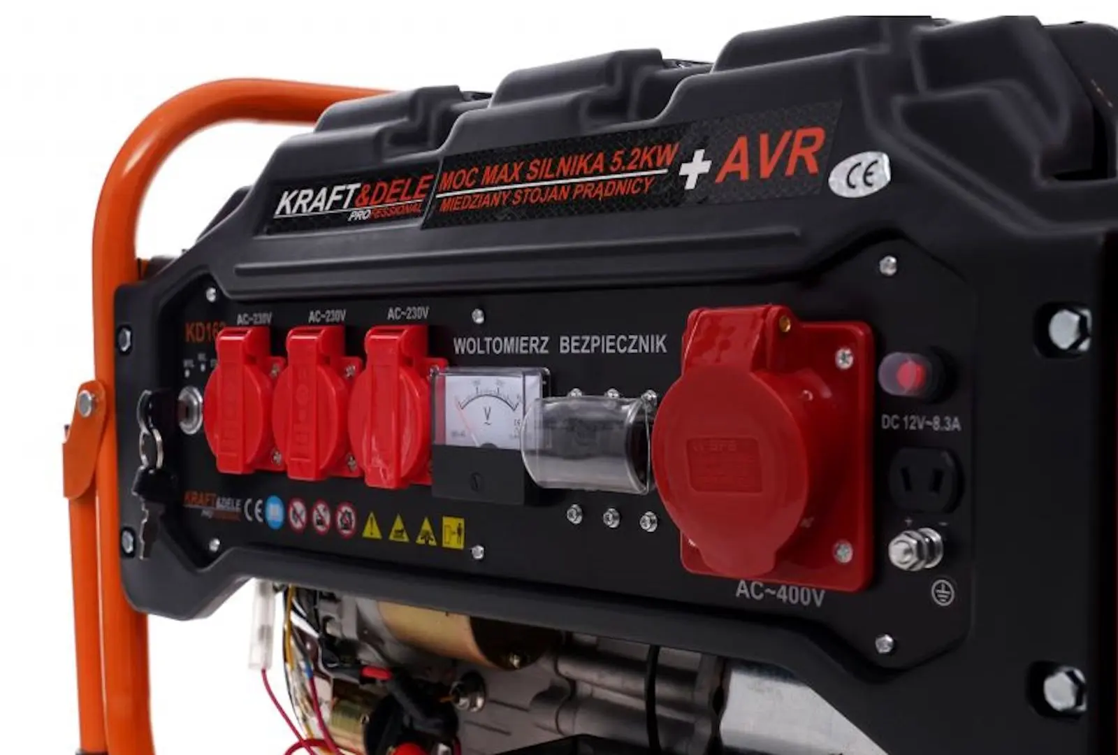 Бензиновый генератор Kraft&Dele Professional KD163 (Black/Orange)