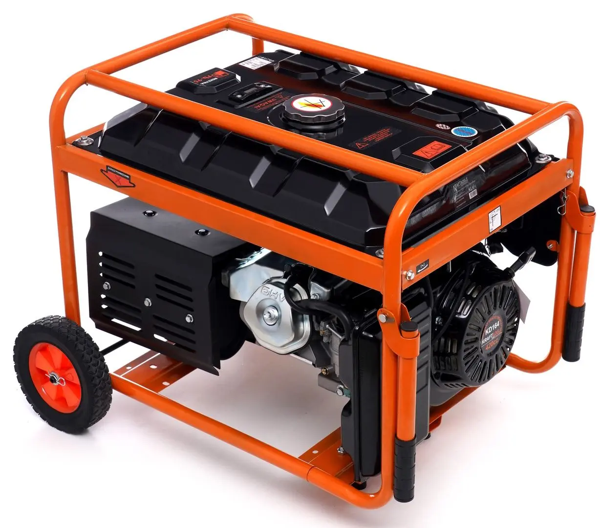 Generator pe benzina Kraft&Dele Professional KD164 (Black/Orange) - 8