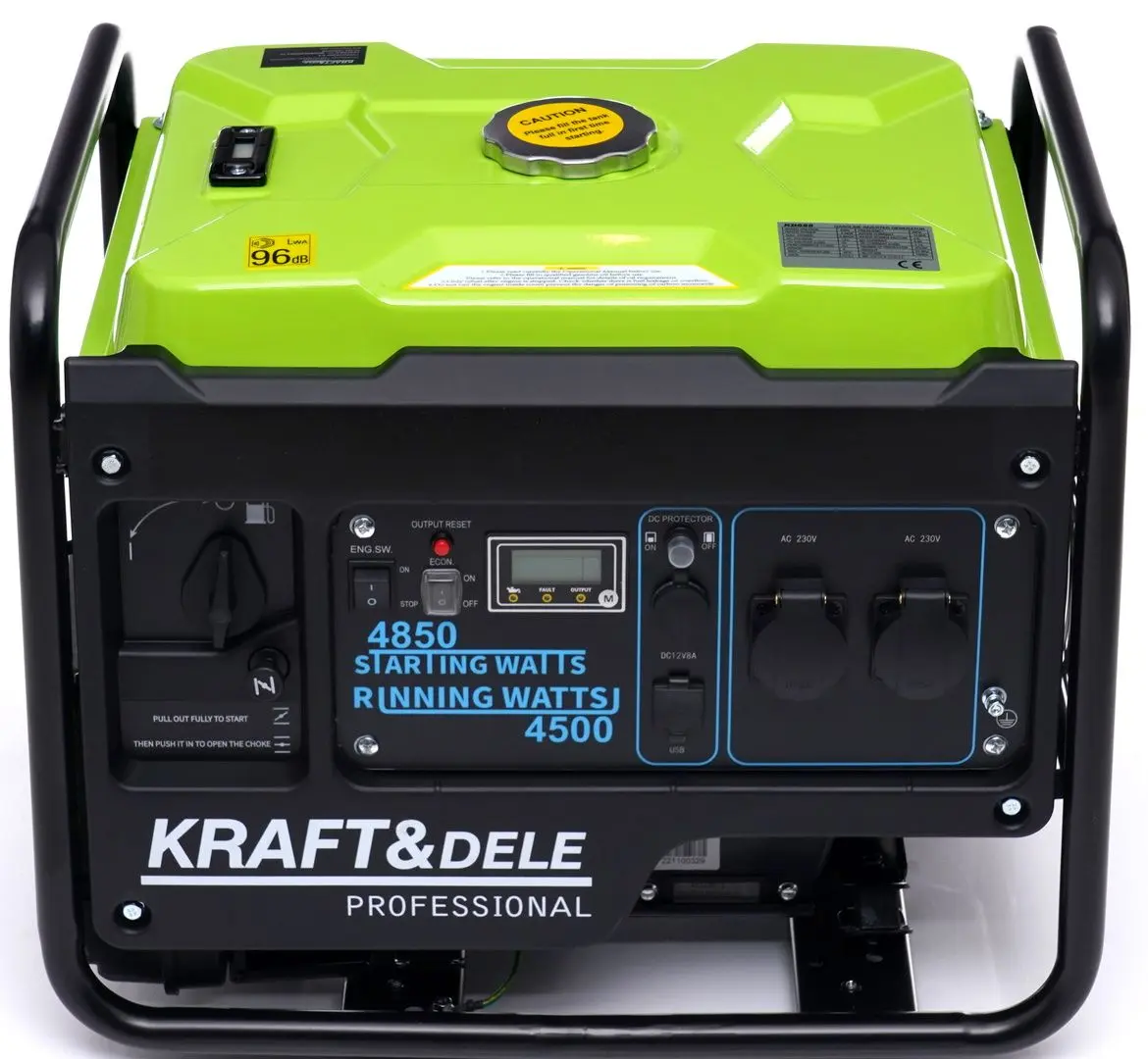 Бензогенераторы Kraft&Dele KD688 (Black/Green)