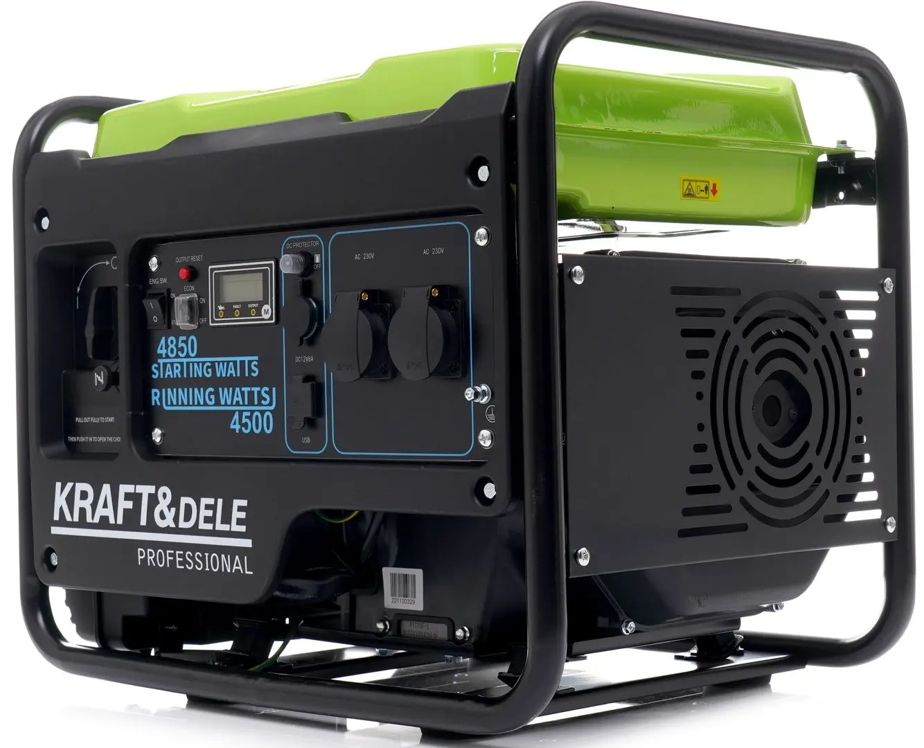 Бензогенераторы Kraft&Dele KD688 (Black/Green)