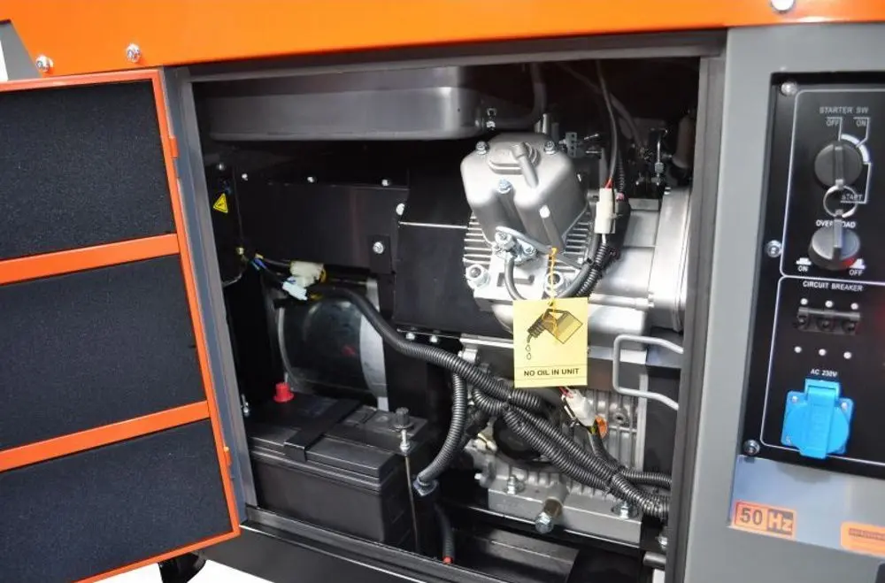 Дизельный генератор Kraft&Dele KD152 (Orange/Grey) - 4