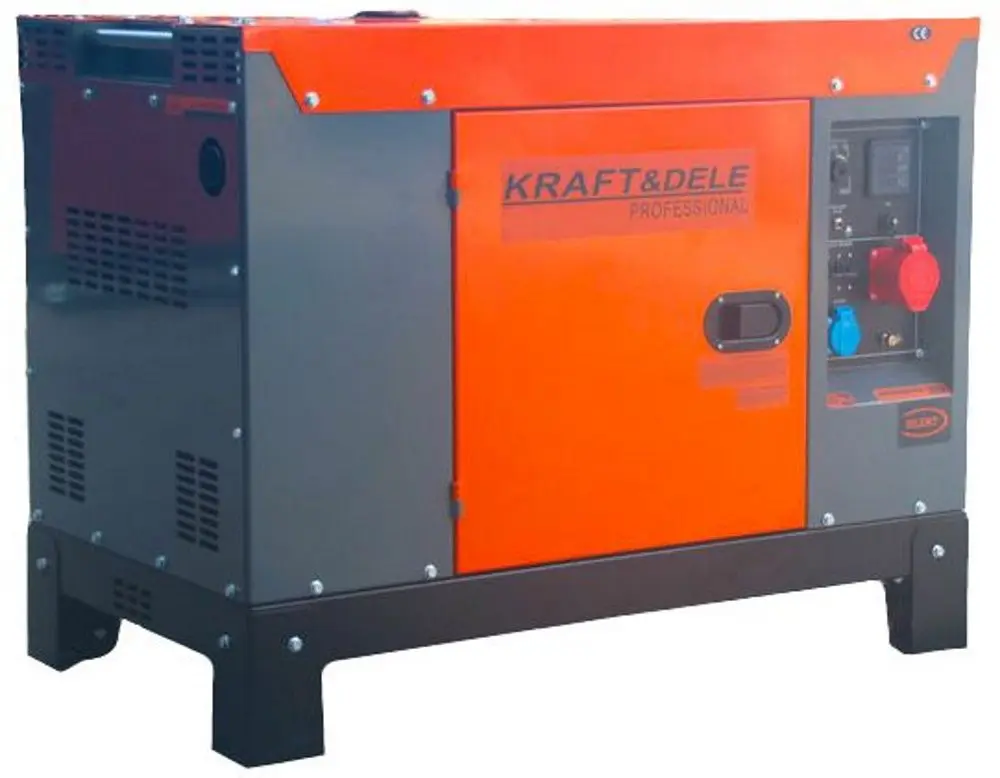 Дизельный генератор Kraft&Dele KD152 (Orange/Grey)