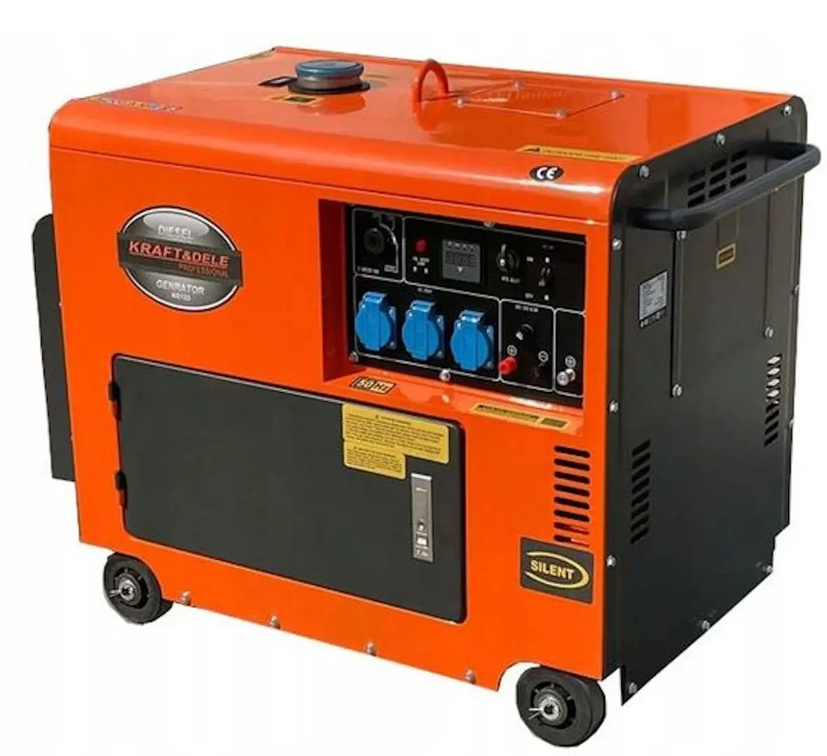 Generator pe diesel Kraft&Dele Professional KD123 2K + ATS (Orange) - 2