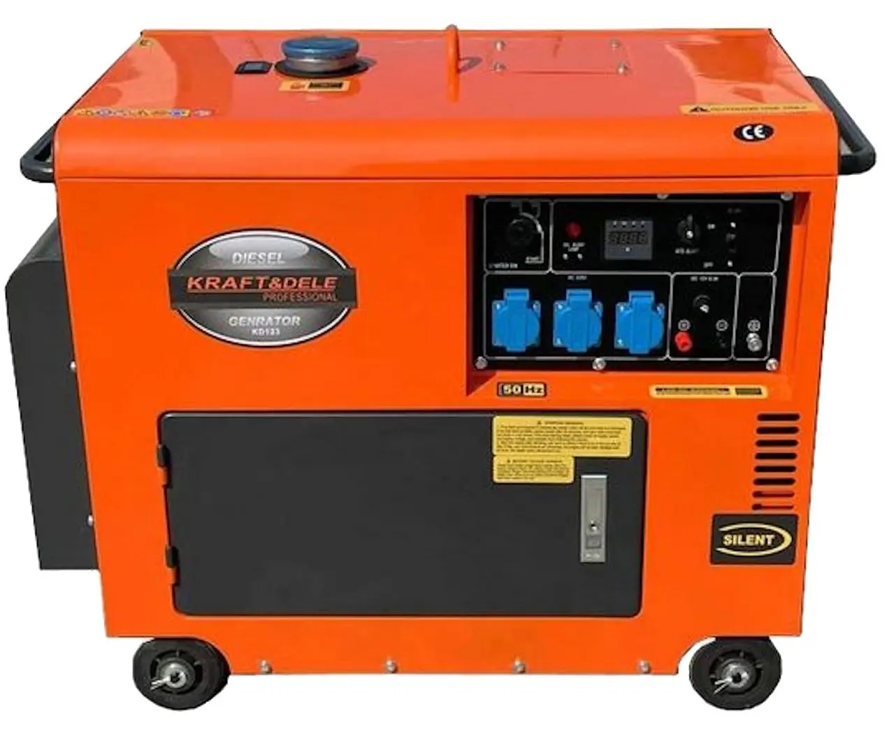 Generator pe diesel Kraft&Dele Professional KD123 2K + ATS (Orange)