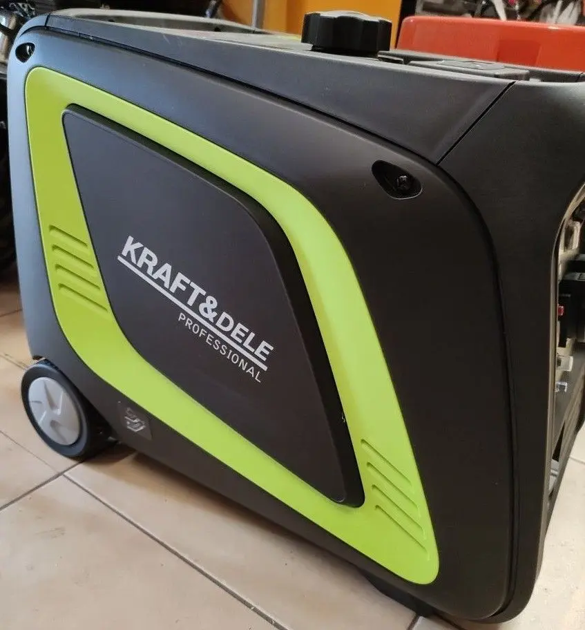 Инверторный бензиновый генератор Kraft&Dele KD686 (Black/Green) - 4