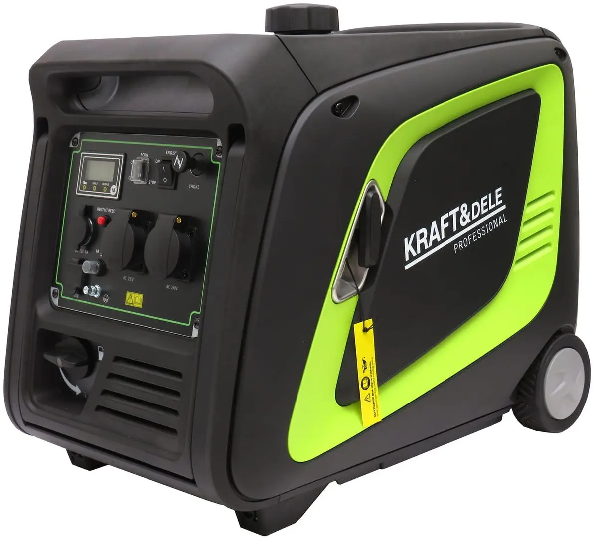 Инверторный бензиновый генератор Kraft&Dele KD686 (Black/Green)