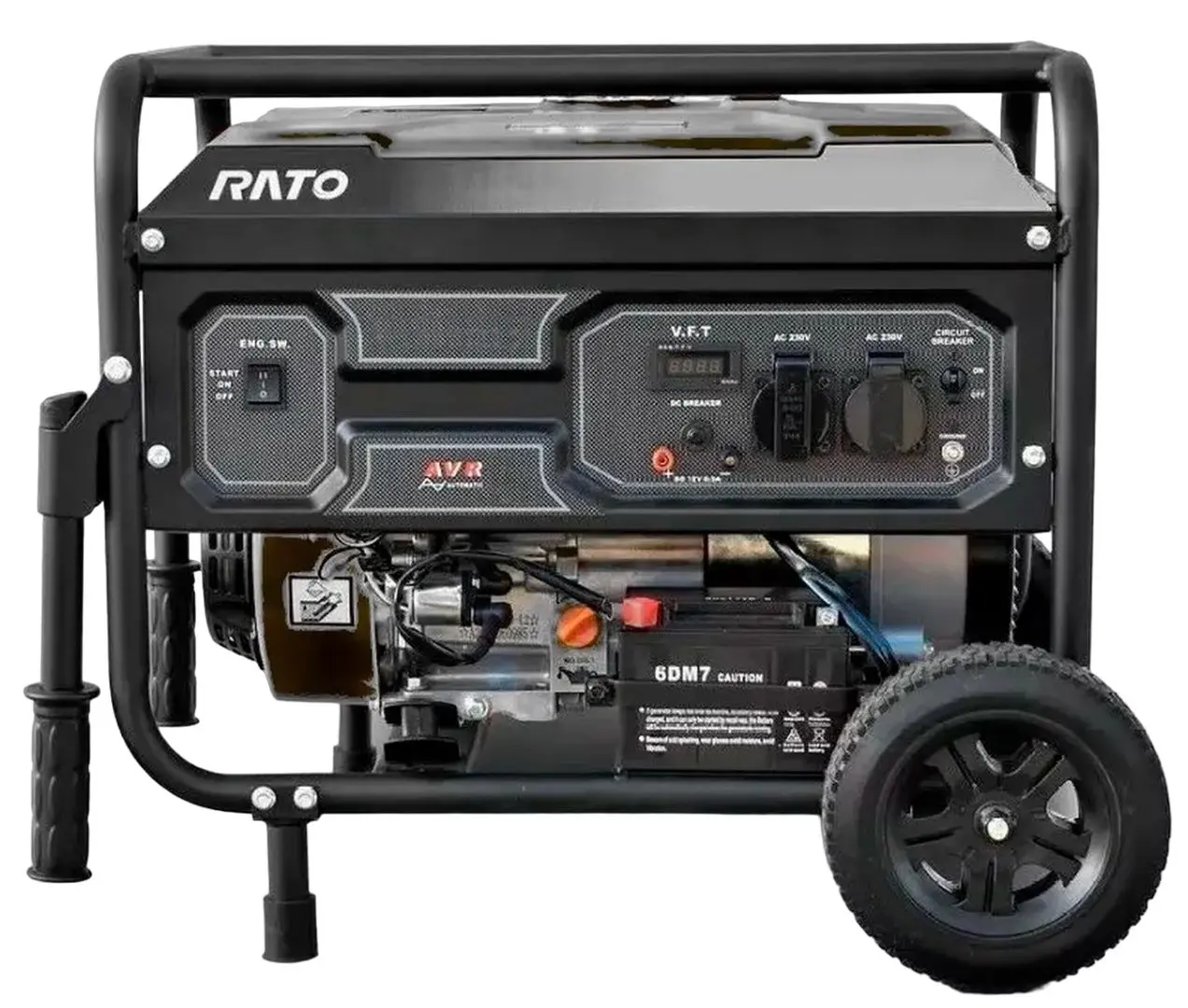 Бензогенератор Rato R6000D (Black)