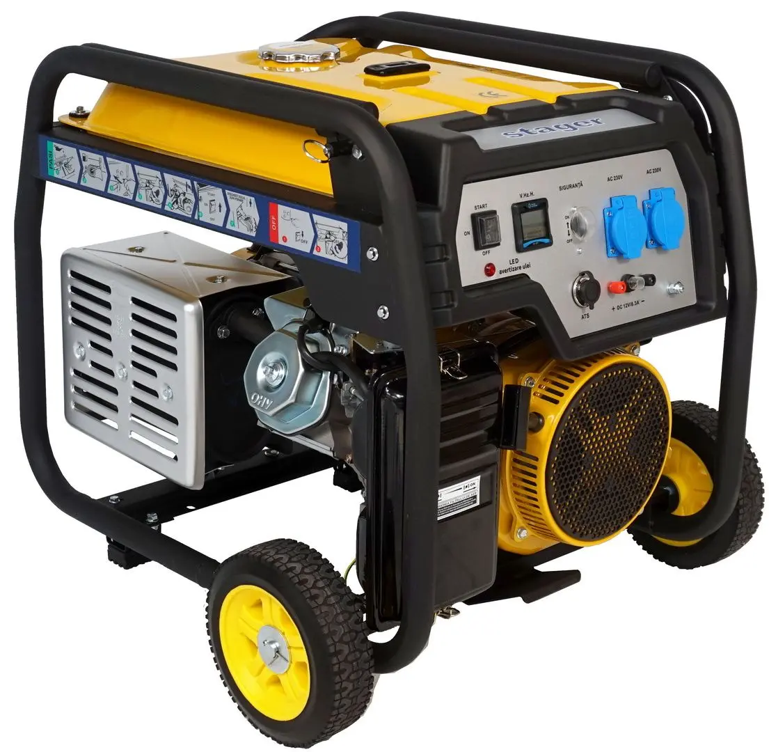 Бензиновый генератор Stager FD 9500E (Black/Yellow)